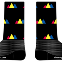 Black Knit Socks (Super Cuff 6")
