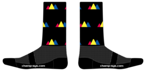 Black Knit Socks (Super Cuff 6")
