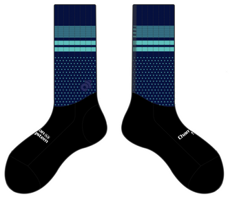 Aero Race Socks Blue Stripes