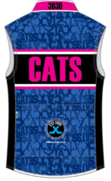 Performance Wind Vest Blue/Pink