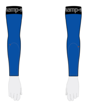 Arm Warmers Blue