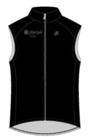 Black Barcycle Wind Vest