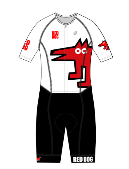 APEX Aero Lite Tri Suit (comes with Pockets) White