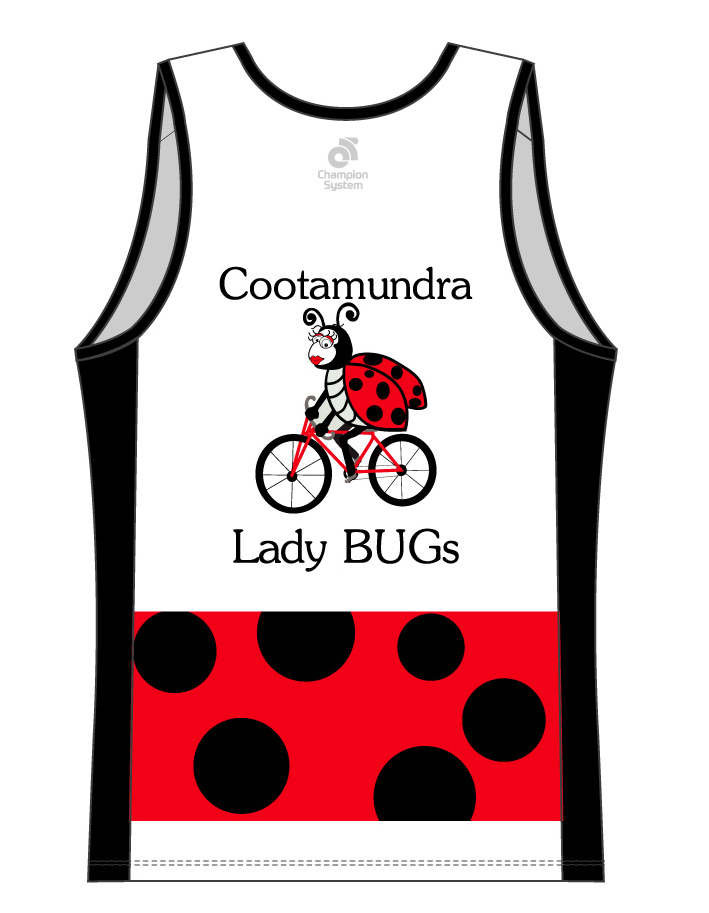 Performance Run Singlet Lady Bug