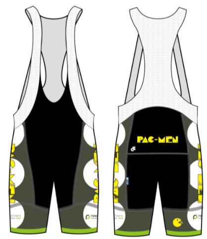 Pac- men Performance Bib Short Green