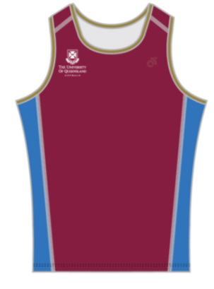 Performance Lite Run Singlet with Logos