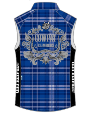 Performance Wind Vest Blue Graveleur