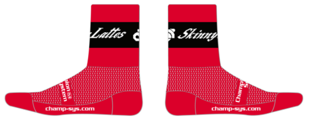 Red Knit  Socks (4 Inch)