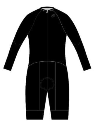 Black Apex Speedsuit with Aero Race Number Window