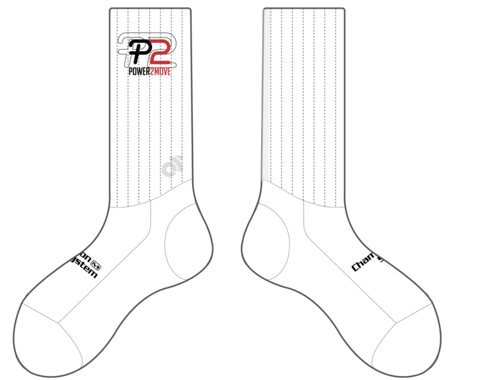 Aero Race Socks White