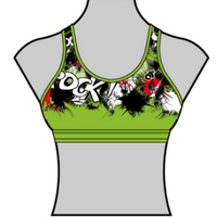 Performance Sports Bra Green(Christmas Edition)
