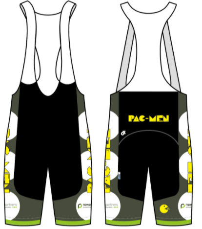 Pac- men Tech Bib Short Green