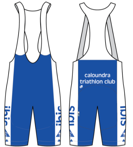 TECH Bib Short White/Blue