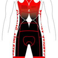 APEX Tri Suit Black/Red (comes with Pockets)