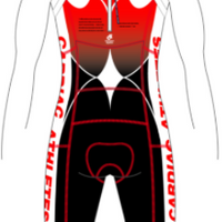 APEX Tri Suit Black/Red (comes with Pockets)