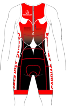 APEX Tri Suit Black/Red (comes with Pockets)