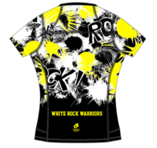 Women's Performance Training Top Short Sleeve Black/Yellow