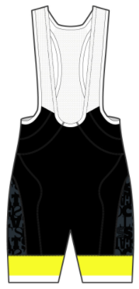 Apex Bib Short Black/Yellow