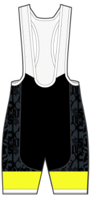 Tech Bib Short Black/Yellow